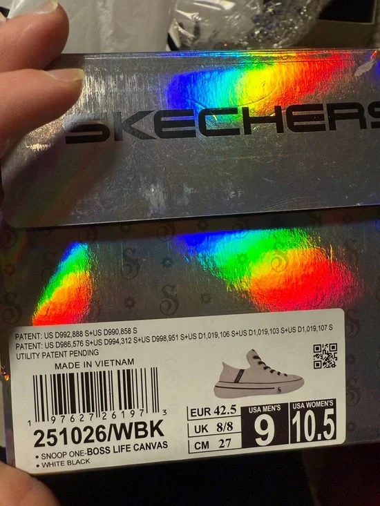 Skechers Snoop Dogg Slip In Skechers White and Black size 9 - Picture 16 of 16